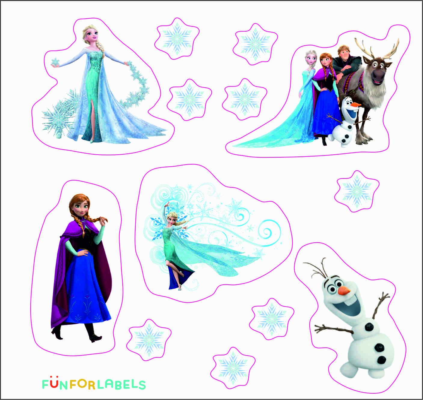 Stickers Frozen