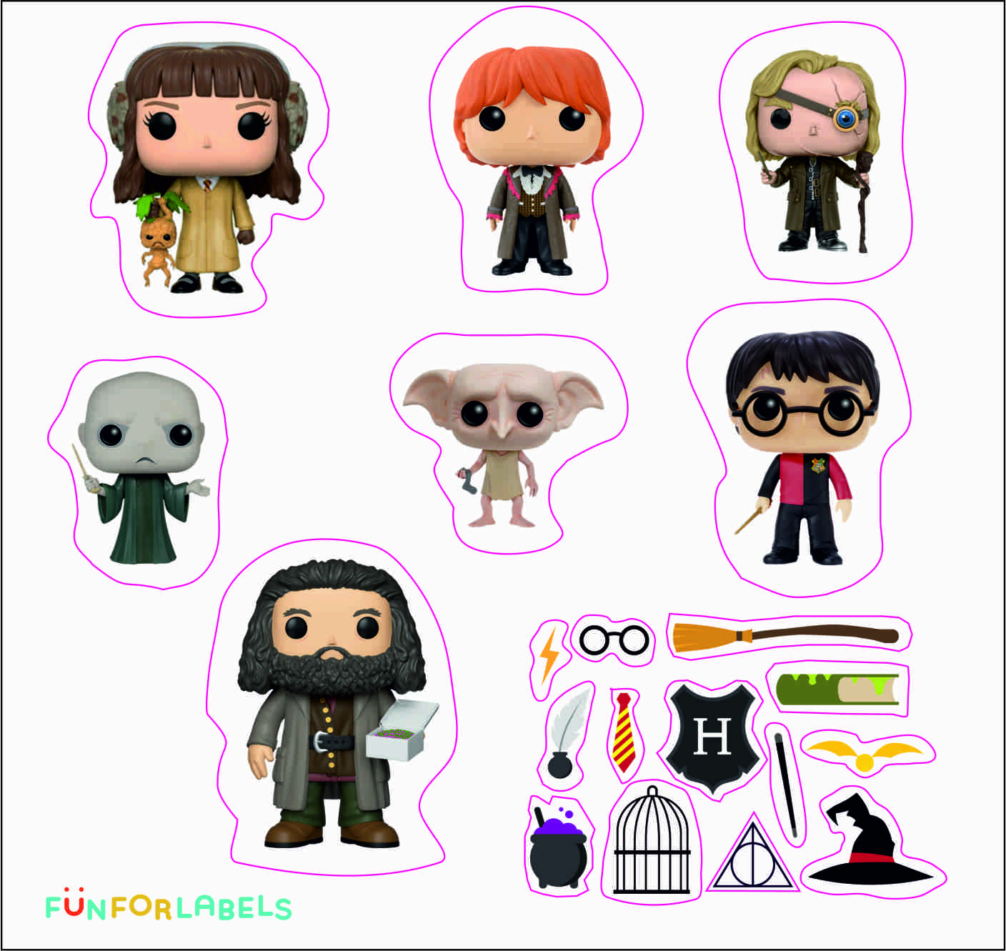 Stickers Harry Potter Funko